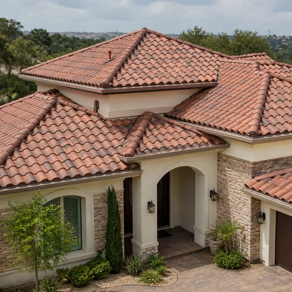 Tile roofing